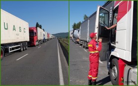 Cozile kilometrice de la frontieră: Deși e problema Moldovei, cu soluții au venit autoritățile române